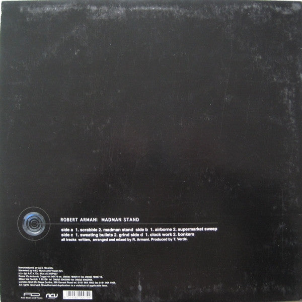 Robert Armani : Madman Stand (2x12", Album)