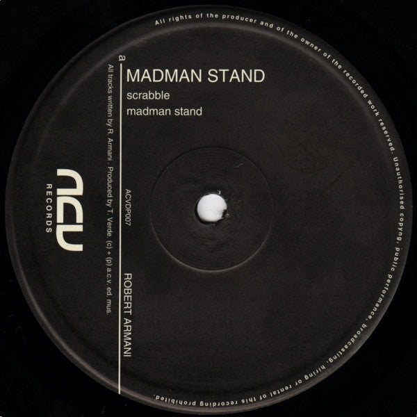 Robert Armani : Madman Stand (2x12", Album)