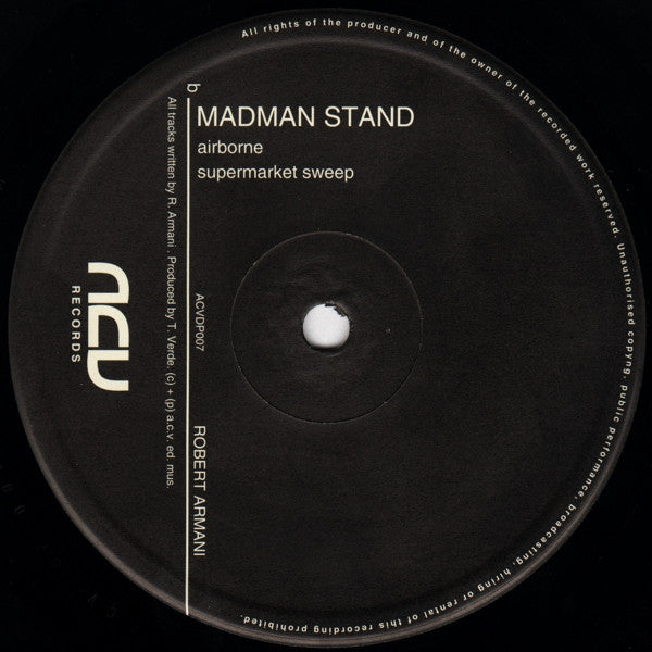 Robert Armani : Madman Stand (2x12", Album)