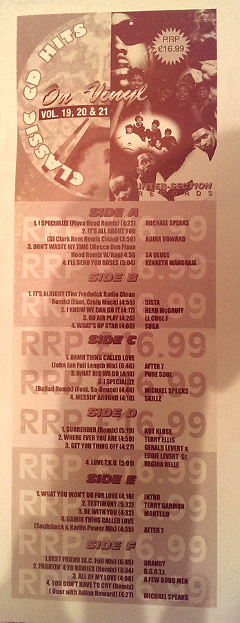 Various : Classic CD Hits On Vinyl Vol. 19, 20, 21 (3xLP, Comp, Unofficial)