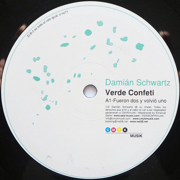 Damián Schwartz : Verde Confeti (12")