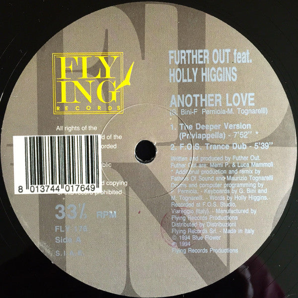 Further Out (2) : Another Love (12")