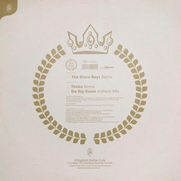 Sami Dee & Freddy Jones vs. Crystal Waters : Gypsy Woman 2006 (La-Da-Dee) (12")