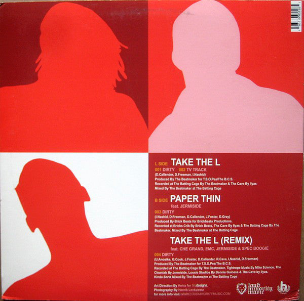 Tanya Morgan : Take The L (12", Single, Red)