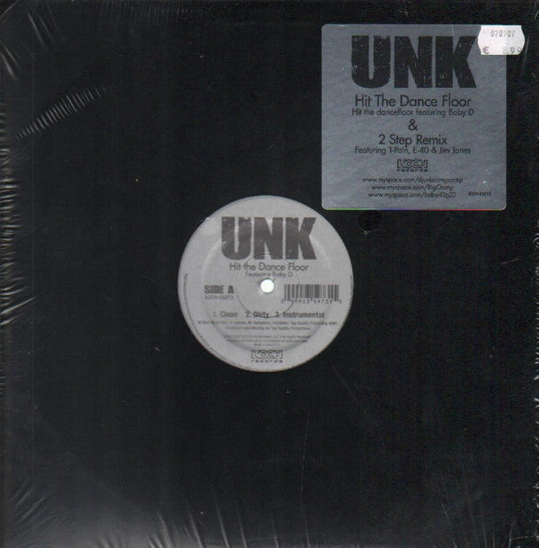 DJ Unk : Hit The Dance Floor / 2 Step Remix (12")