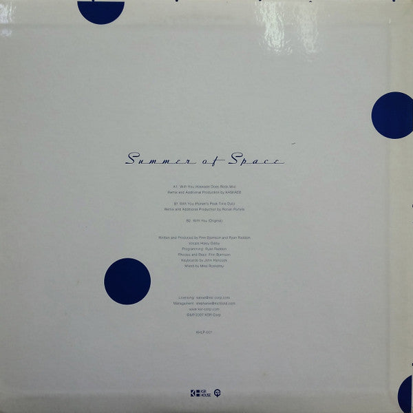 Summer Of Space : With You (12")