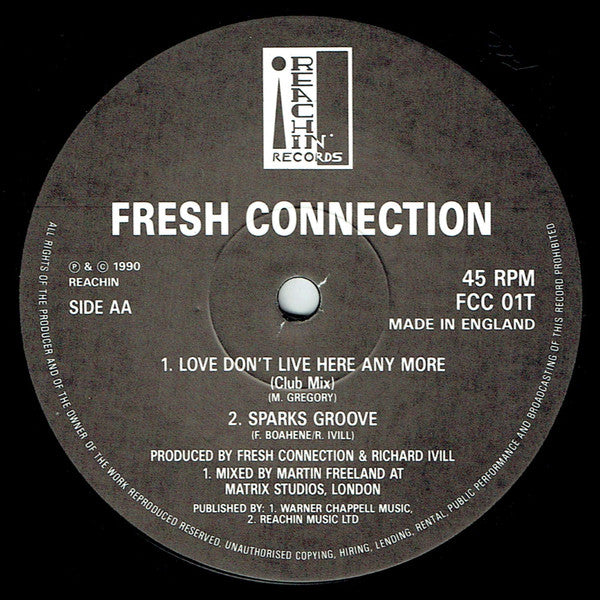 Fresh Connection : Love Don't Live Here Anymore (12")