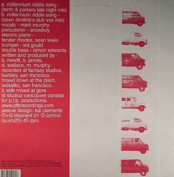 Tenth & Parker Featuring Mark Murphy : Millennium Riddle Song (12")