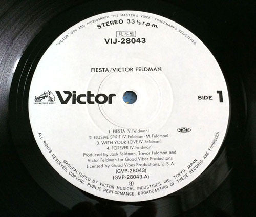 Victor Feldman : Fiesta (LP, Album, Promo)