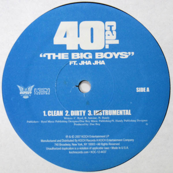 40 Cal : The Big Boys (12")
