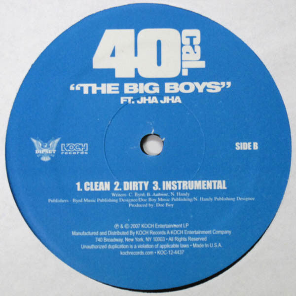 40 Cal : The Big Boys (12")