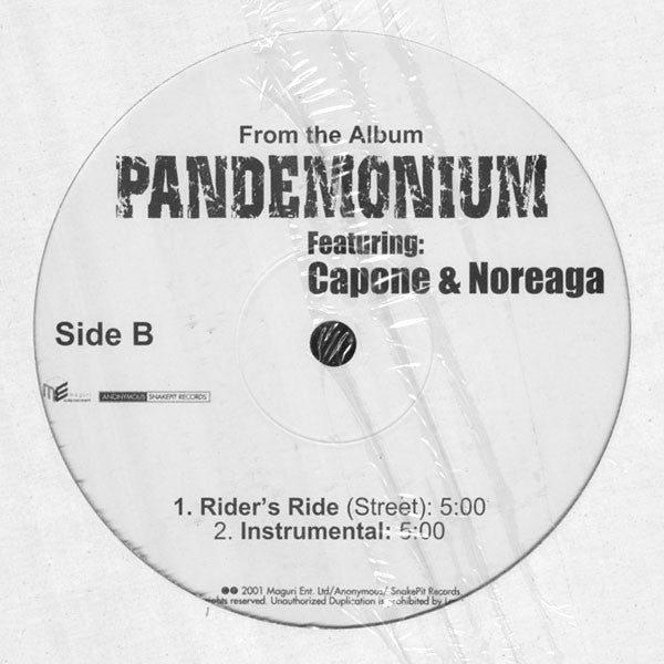 Snoop Dogg Featuring Warren G & The Delinquents (3) : Baller's Night Out / Rider's Ride (12", Single)