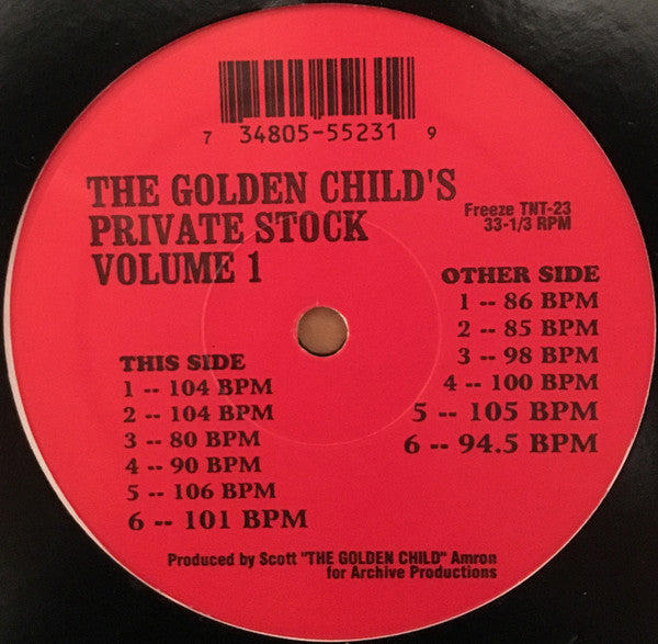 Amron 1995 : The Golden Child's Private Stock Volume 1 (LP)