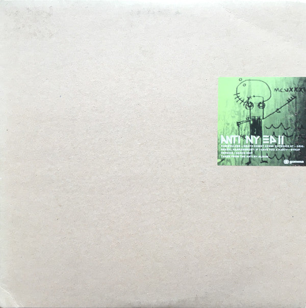 Various : Anti NY EP II (12", EP)