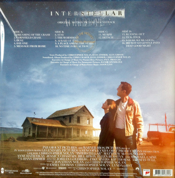 Hans Zimmer : Interstellar (Original Motion Picture Soundtrack) (2xLP, Album, Dlx, Ltd, 180)