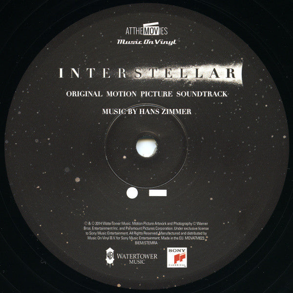Hans Zimmer : Interstellar (Original Motion Picture Soundtrack) (2xLP, Album, Dlx, Ltd, 180)