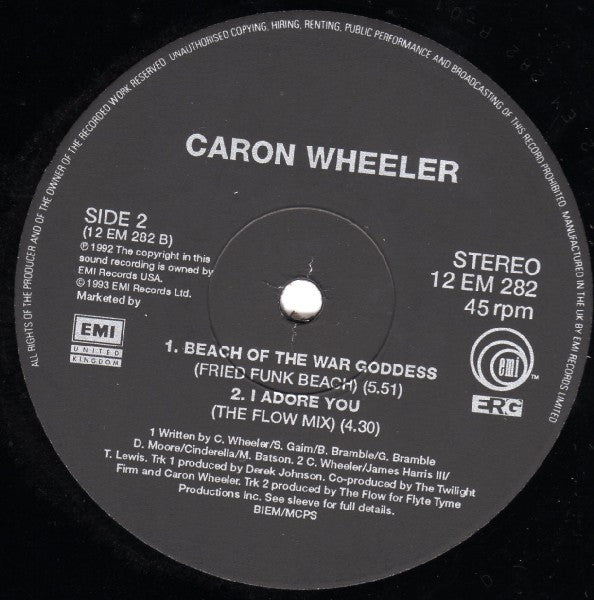 Caron Wheeler : Beach Of The War Goddess (12")