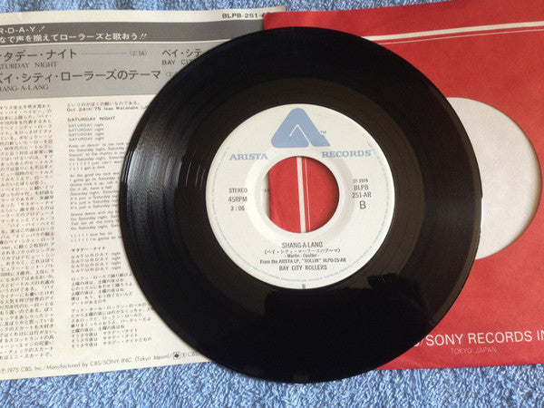 Bay City Rollers : Saturday Night (7", Single)