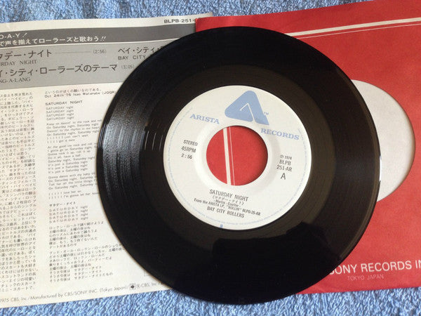 Bay City Rollers : Saturday Night (7", Single)