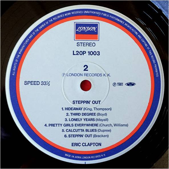 Eric Clapton Featured With John Mayall & The Bluesbreakers : Steppin' Out (LP, Comp)