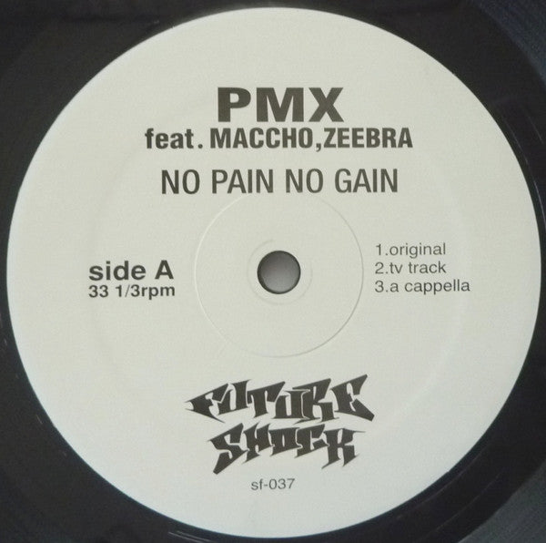 DJ PMX : No Pain, No Gain (12", Maxi, Promo)