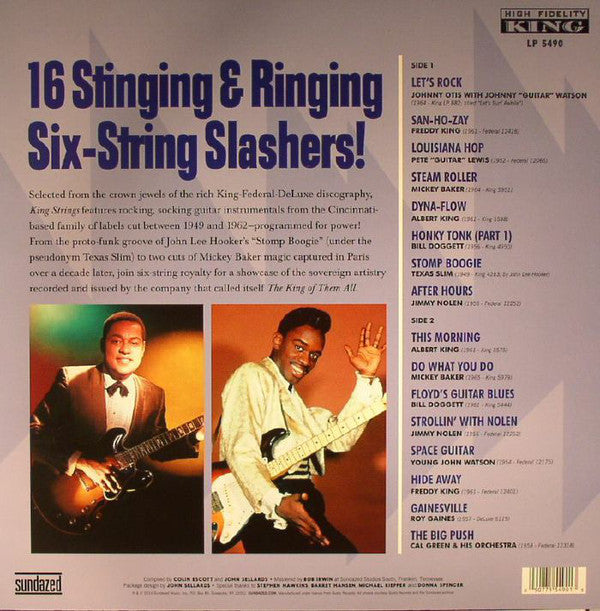 Various : King Strings: King-Federal-DeLuxe Guitar Grooves, 1949-1962 (LP, Comp, Mono)