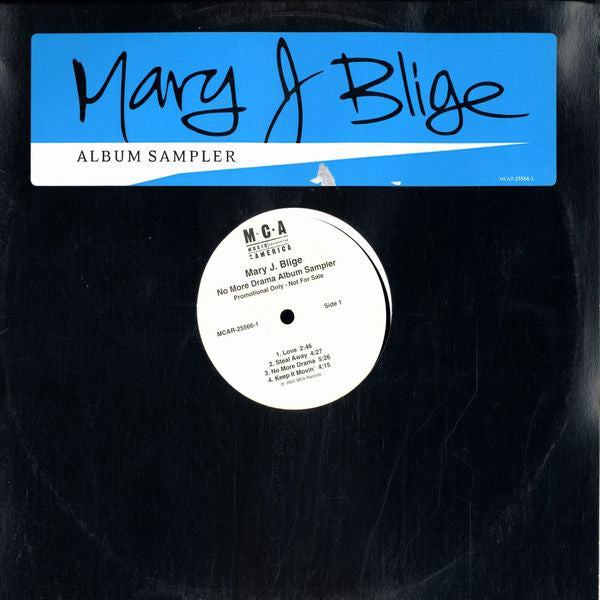 Mary J. Blige : No More Drama (Album Sampler) (12", Promo, Smplr)