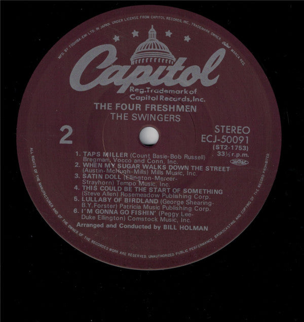 The Four Freshmen : The Swingers (LP, Album, RE, Pur)