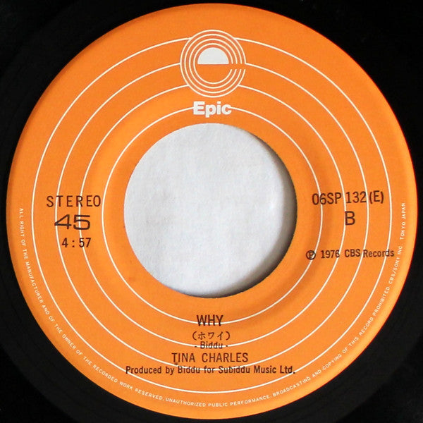 Tina Charles : Dance Little Lady Dance / Why (7", Single)