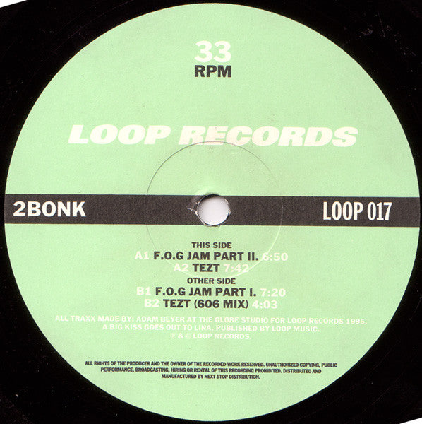 2 Bonk : Full Taste EP (12", EP)