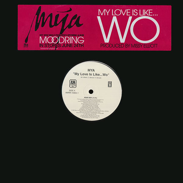Mya : My Love Is Like... Wo (12", Promo)