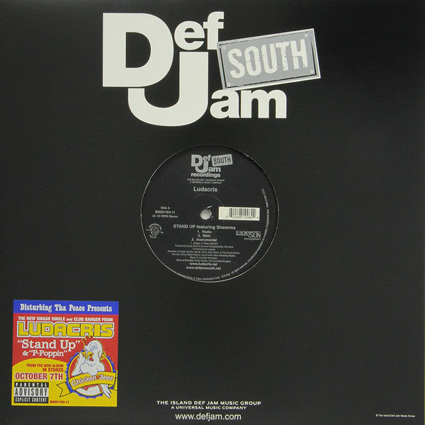 Ludacris : Stand Up / P-Poppin' (12")