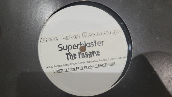 Superblaster : The Insane (12", Ltd, Promo, W/Lbl)