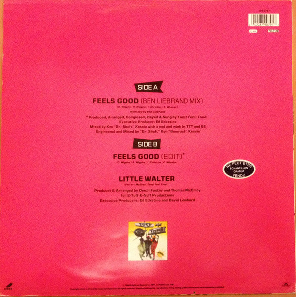 Tony! Toni! Toné! : Feels Good (12", Maxi)