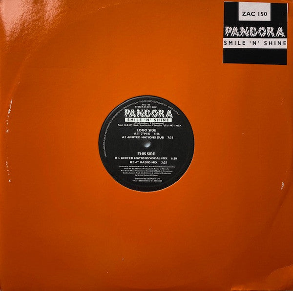 Pandora : Smile 'N' Shine (12")