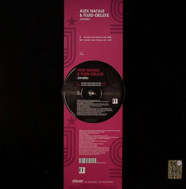 Alex Natale & Fluid-Deluxe : Janeiro (12")