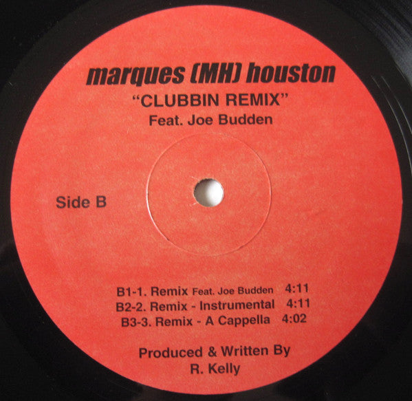 Marques Houston Feat. Joe Budden : Clubbin Remix (12")