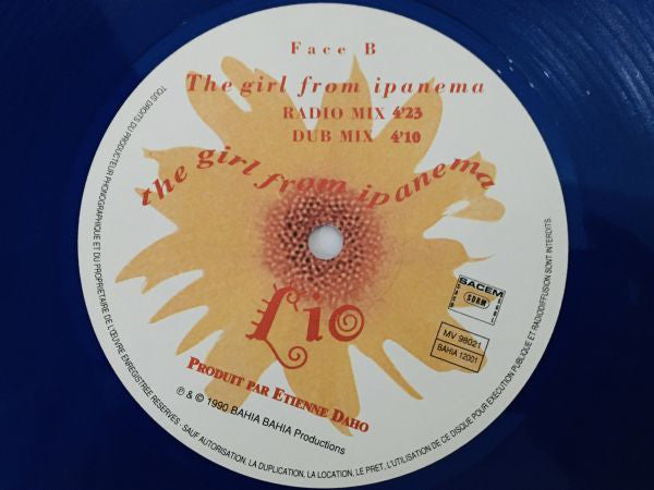Lio : The Girl From Ipanema (12", Promo, Blu)