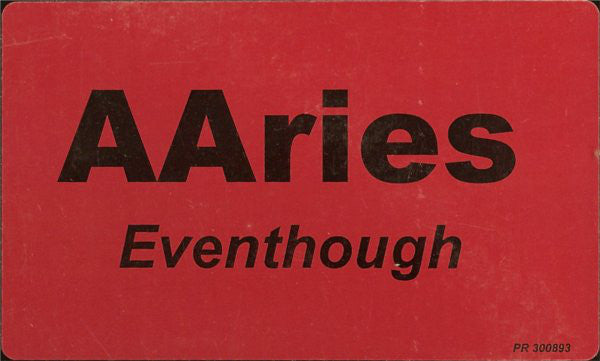 AAries : Eventhough (12", Promo)