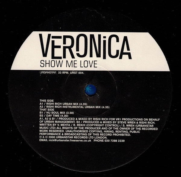 Veronica Mehta : Show Me Love (12")