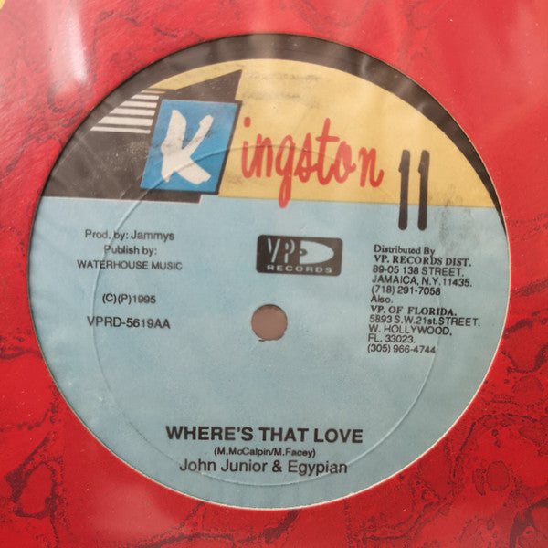 Brian & Tony Gold, Determine, John Junior, Egyptian (2) : Bulleye Pt.2 / Where's That Love (12")