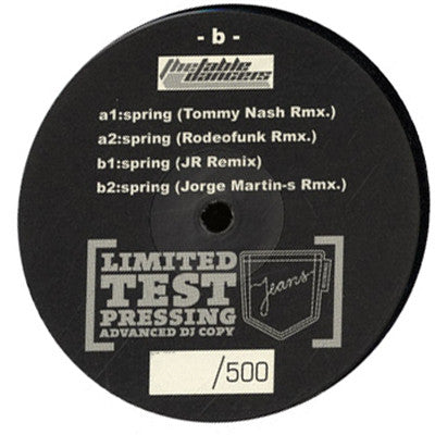 The Tabledancers : Spring Affair (12", Ltd, TP)