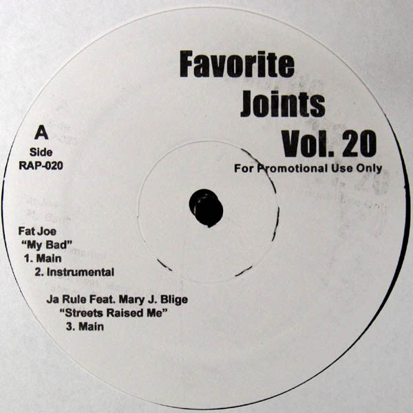 Various : Favorite Joints Vol. 20 (12", Promo)