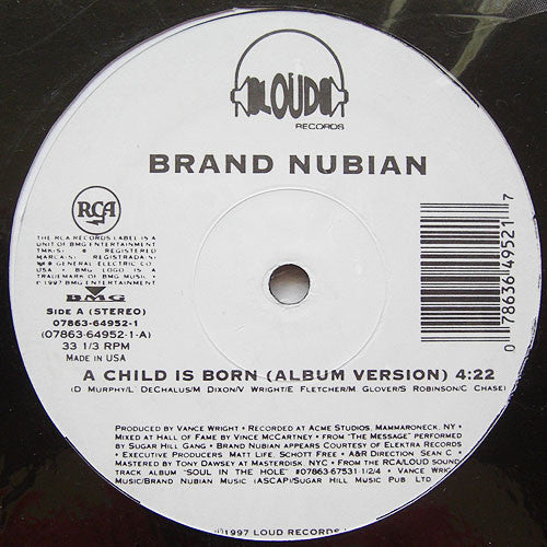 Brand Nubian : A Child Is Born (12")