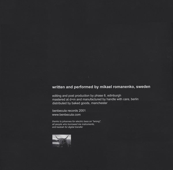 Mikael Romanenko : To Let Go (12")