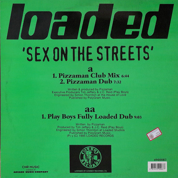 Pizzaman : Sex On The Streets (12")