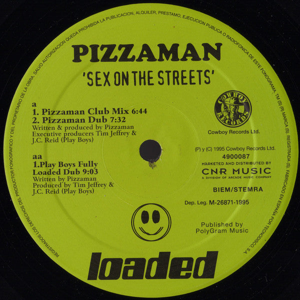 Pizzaman : Sex On The Streets (12")