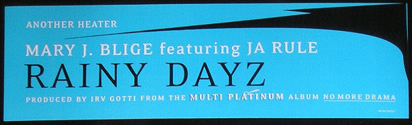 Mary J. Blige Featuring Ja Rule : Rainy Dayz (12", Promo)