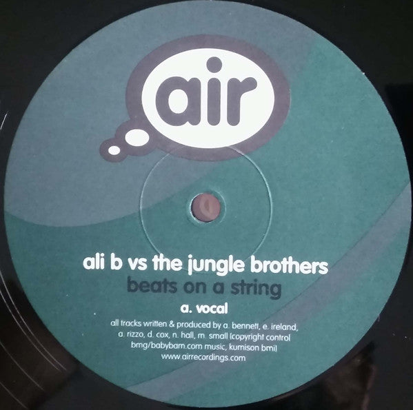 Ali B vs. Jungle Brothers : Beats On A String (12", Single)