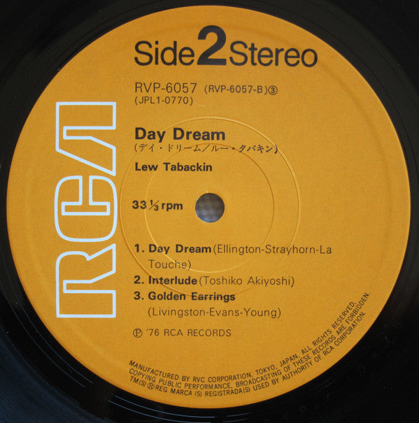 Lew Tabackin : Day Dream (LP, Album)